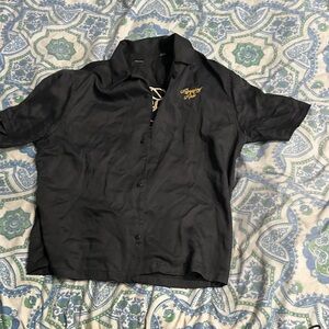 Black Short Sleeve Men's Shirt